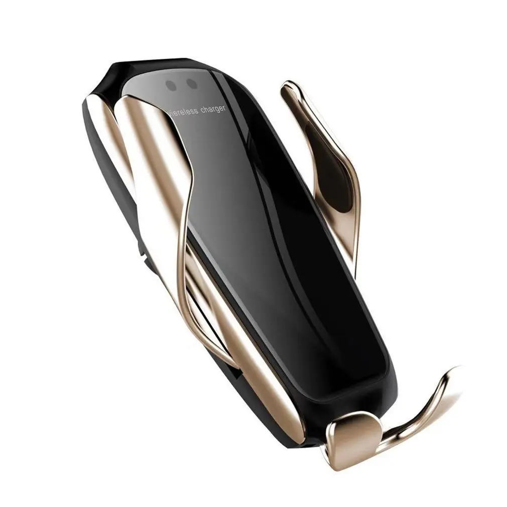 Automatic Clamping Car Wireless Charger For iPhone XR XS Max Huawei P30 Pro Samsung S10 Plus Smart Phone Qi Wireless Charge