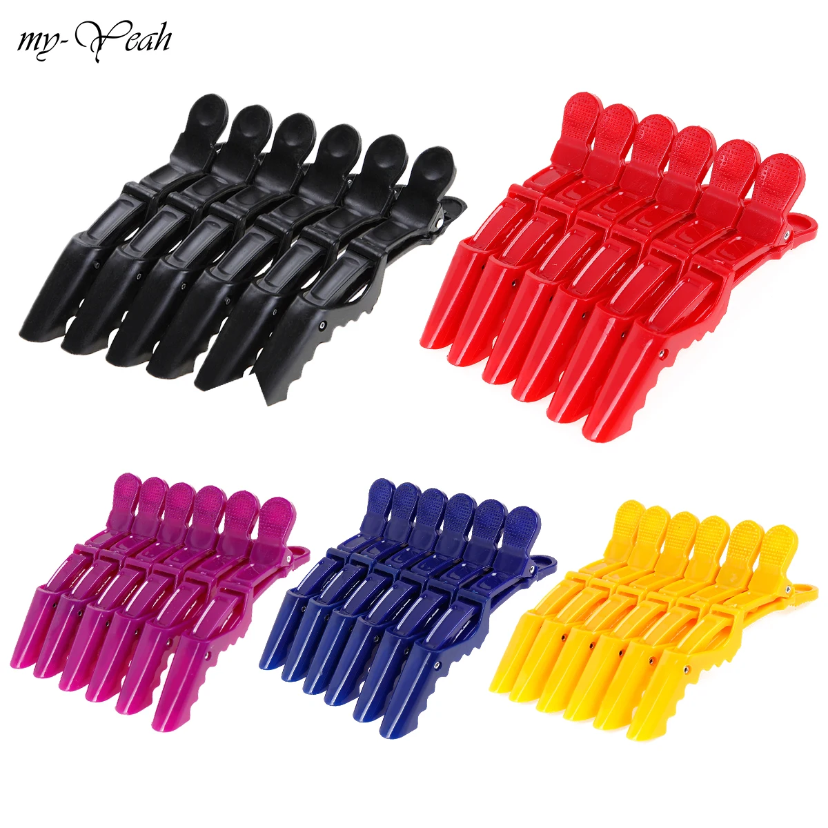 Hair Salon Clips Accessories Grip-Tool Hairdressing-Clamps Crocodile-Barrette Holding-Hair-Section