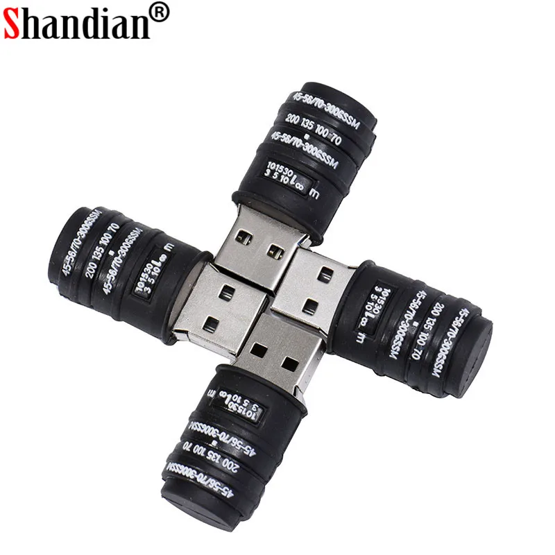 Флеш накопитель SHANDIAN USB в форме камеры флеш 64 Гб/32 ГБ/16 ГБ карта памяти подарок для