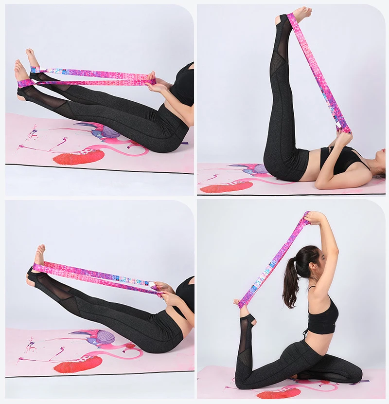 Yoga Mat Strap Belt Adjustable Sports Sling  Shoulder Carry Strap Belt Exercise Stretch Fitness Elastic Yoga Belt GYH