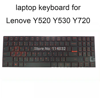 

AR Arabic backlit keyboard for lenovo legion Y520 Y720 Y530 Y520-IKBA Y720-15IKB Y530-15ICH black KB red keys big keycap LCM16F8