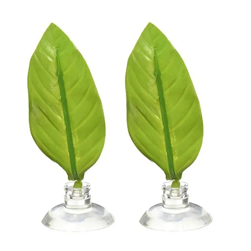 Aquarium Fish Tank Betta Bed Leaf Hammock Decoration Landscaping Simulation H55A fish tank ornaments fish tank decorations aquarium ornaments