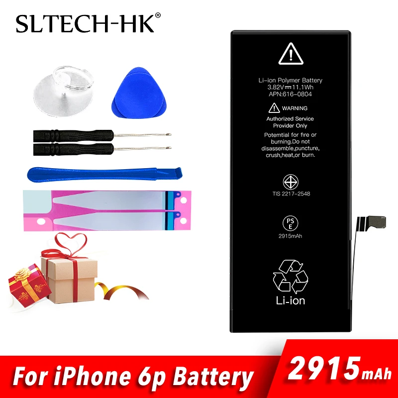 Литиевая батарея для iPhone 6 Plus сменные батареи внутренний телефон Bateria 1915mAh+ Инструменты для ремонта