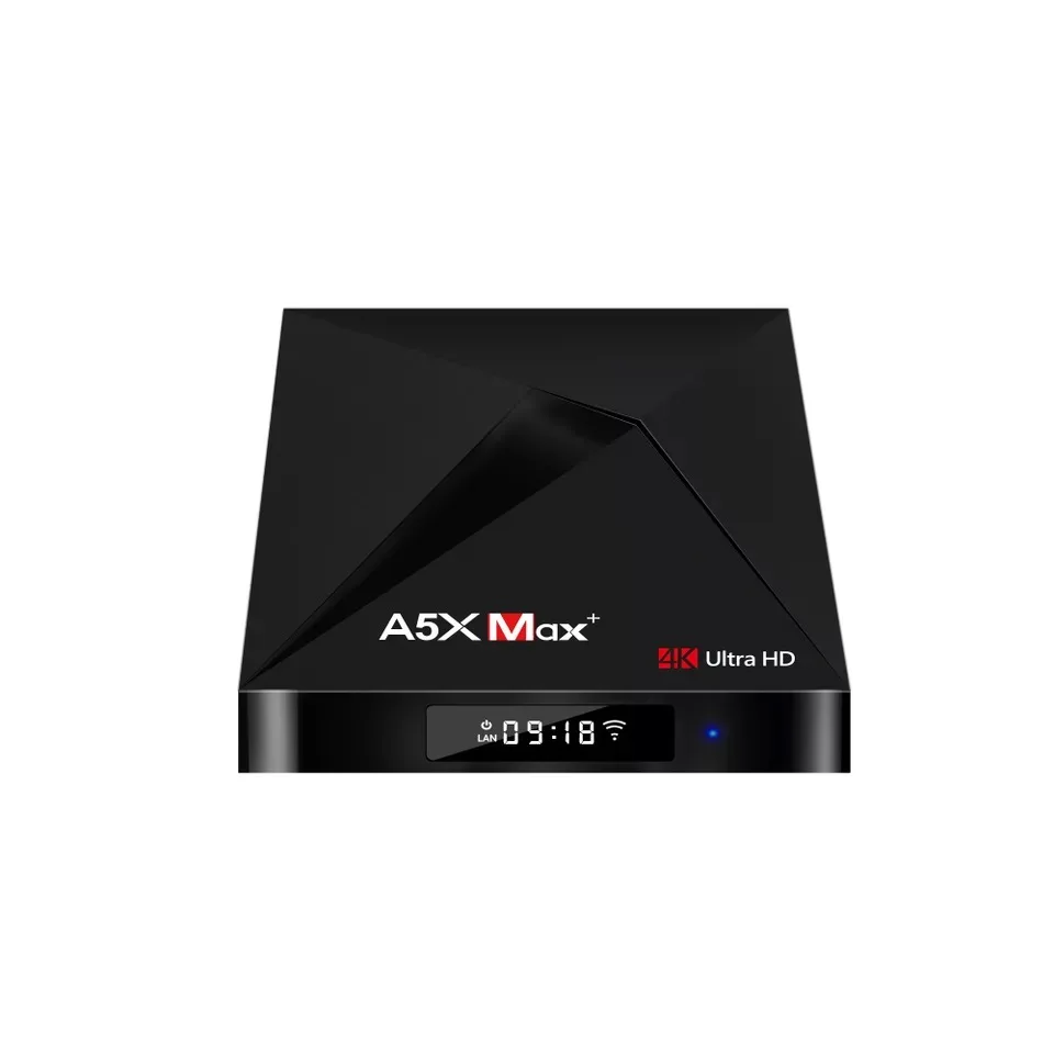 4G 32G A5X Max+ Глобальная телевизионная коробка 4K HDR Android 7,1 Smart 3D Ultra HD tv box 4G/32G двойной wifi Google IP декодер 4 медиаплеер - Цвет: 4G 32G