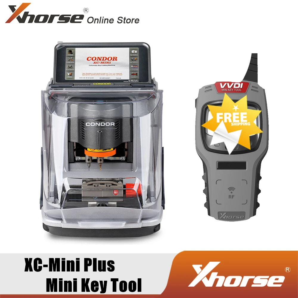 Xhorse Condor XC Mini Plus CONDOR MINI II Автоматическая машина для резки ключей с VVDI Key Tool