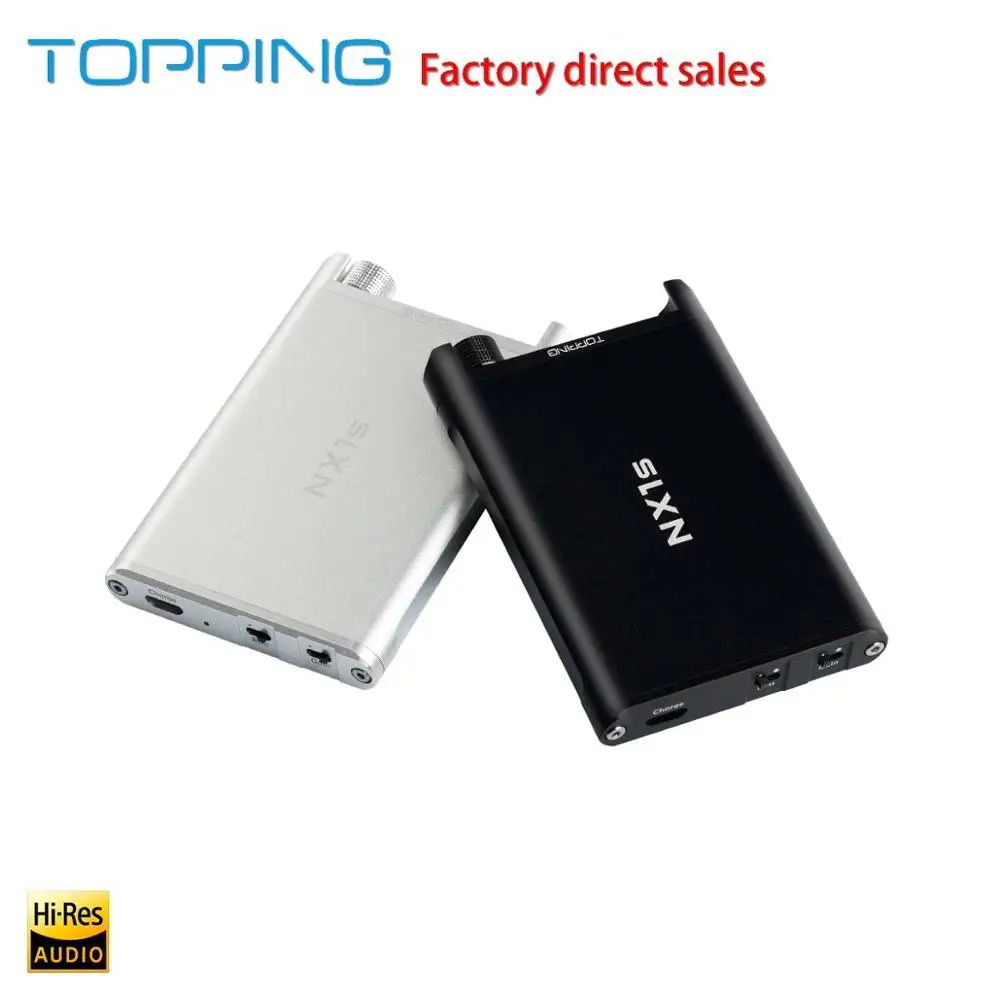 Topping NX1s Hi Res Digital HiFi Portable Headphone Amplifier Gain Bass adjustable Factory direct sales Guarantee genuine