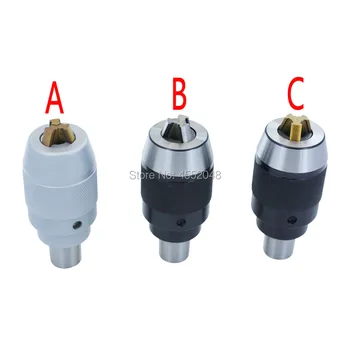 

1pcs APU13 APU16 APU08 automatic locking drill chuck fitted tool handle BT30 BT40 R8 C20 MT3 MT4 APU