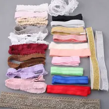 DIY аксессуары для волос Детский жакет из денима для девочки; Детские 25-Эластичная лента повязка на голову, повязка на голову, Детская повязка на голову Материал