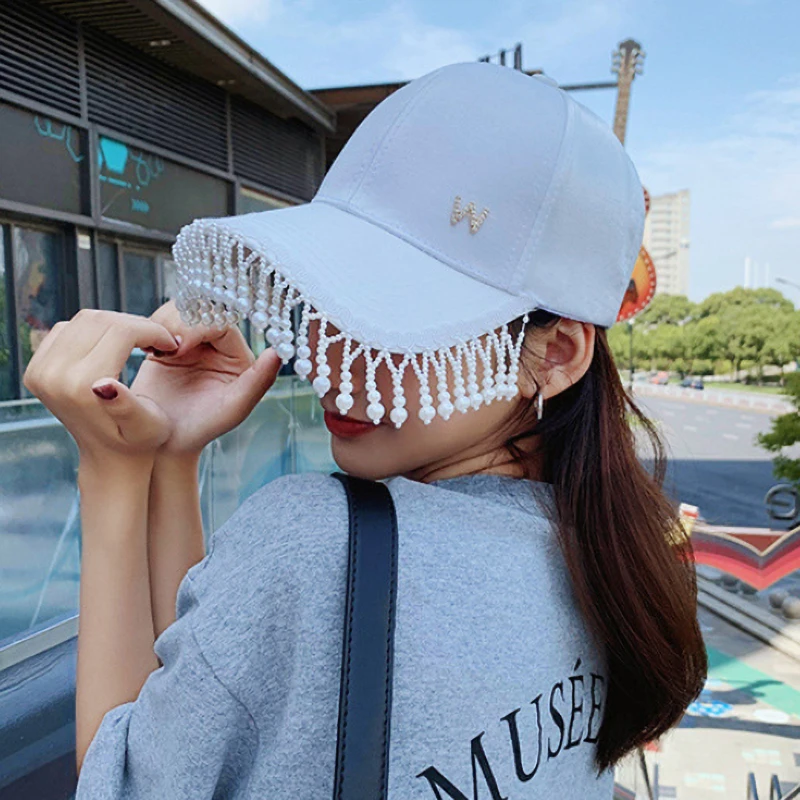 Sanpback – casquette en maille pour femmes, chapeau de baseball à paillettes,  mode décontractée, style hip hop, ajustable, visière - AliExpress