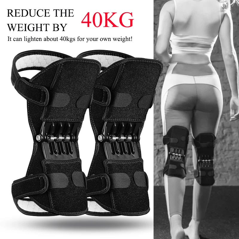 

Knee Protector Joint Support Knee Pads Breathable Non-Slip Power Lift Knee Pads Rebound Spring Force Knee Booster Tendon Brace