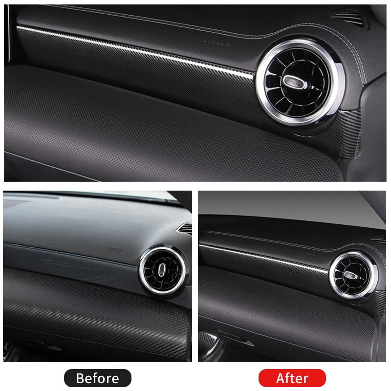 Для Mercedes w177 amg/classe a mercedes classe clase trim/a180 class аксессуары для приборной панели
