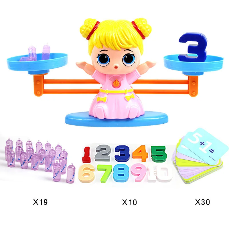 Игра Math Match, настольные игрушки, пингвин, кошка, балансировка, весы, балансировка цифр, детские развивающие игрушки, чтобы узнать, добавить и вычесть - Цвет: 2