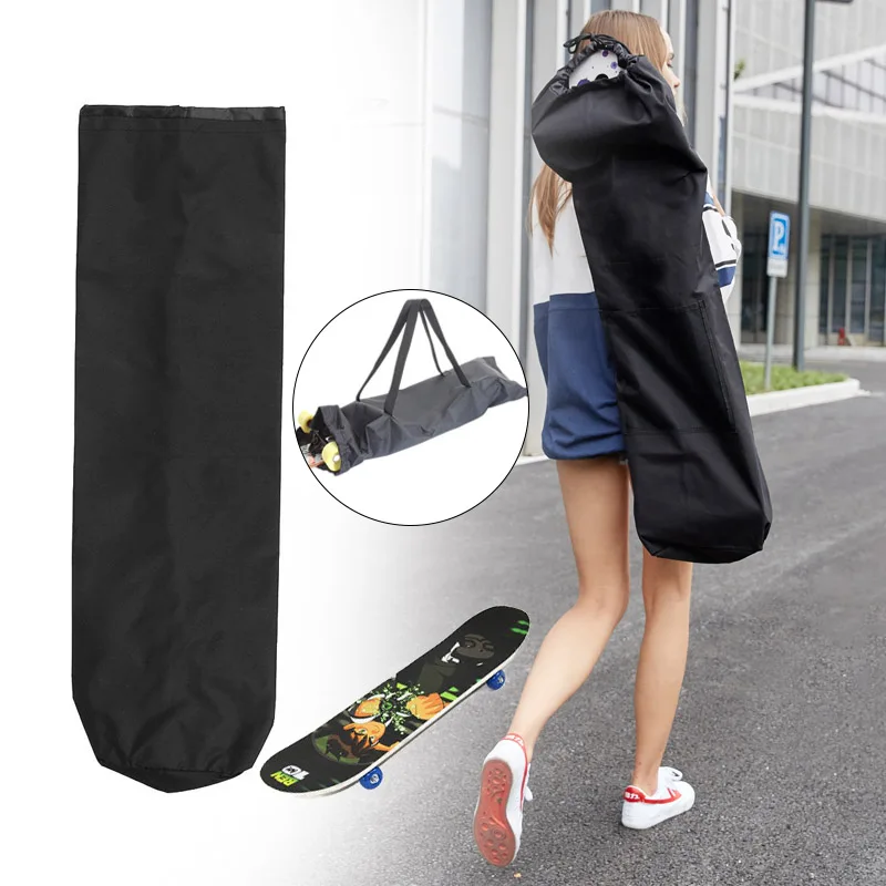Skateboard Carrying Bag Waterproof Longboard Oxford Shoulder Backpack