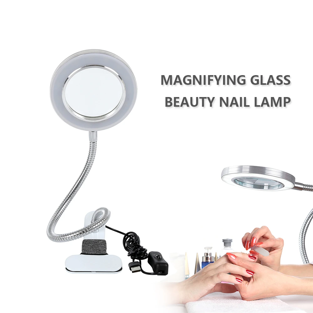 Multifunctional Table Lamp Beauty Makeup Tattoo Light with Magnifying