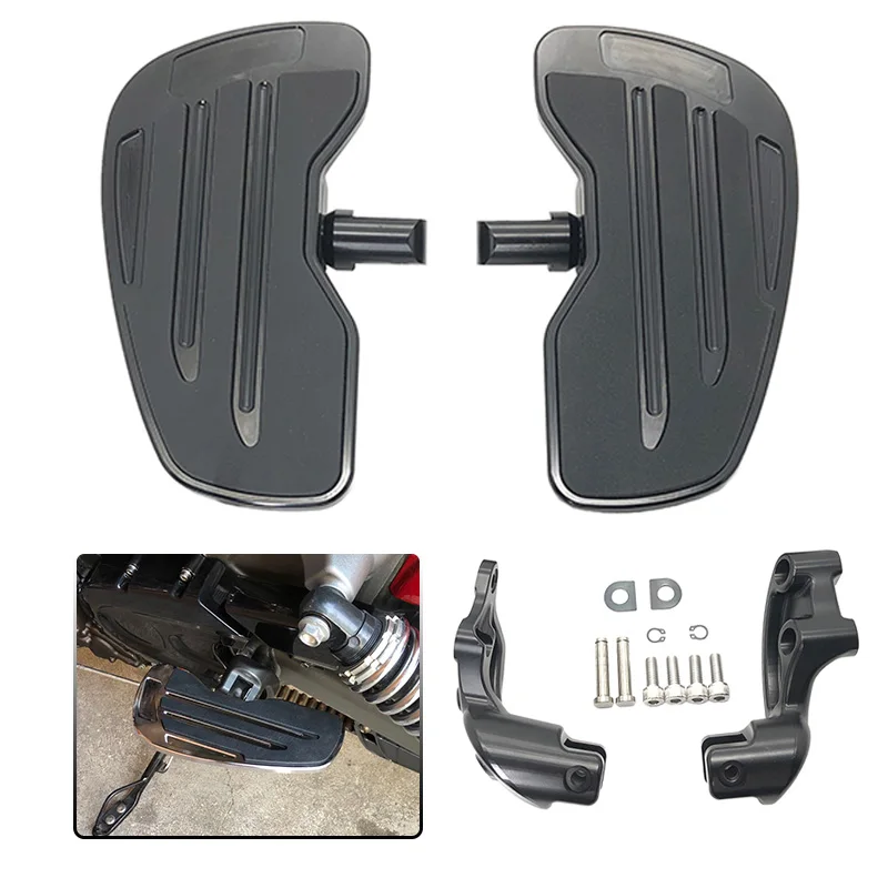 Foot Pegs Motorcycle Aluminum Footpegs Footrests fits For Indian Scout 2015 2016 2017 2018 Scout Sixty 16-18 Scout Bobber 2018