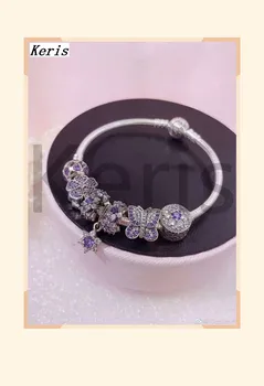 

High Quality Reproduction 1:1 100% Silver Decorative Bow String Decorative Bracelet Free Delivery