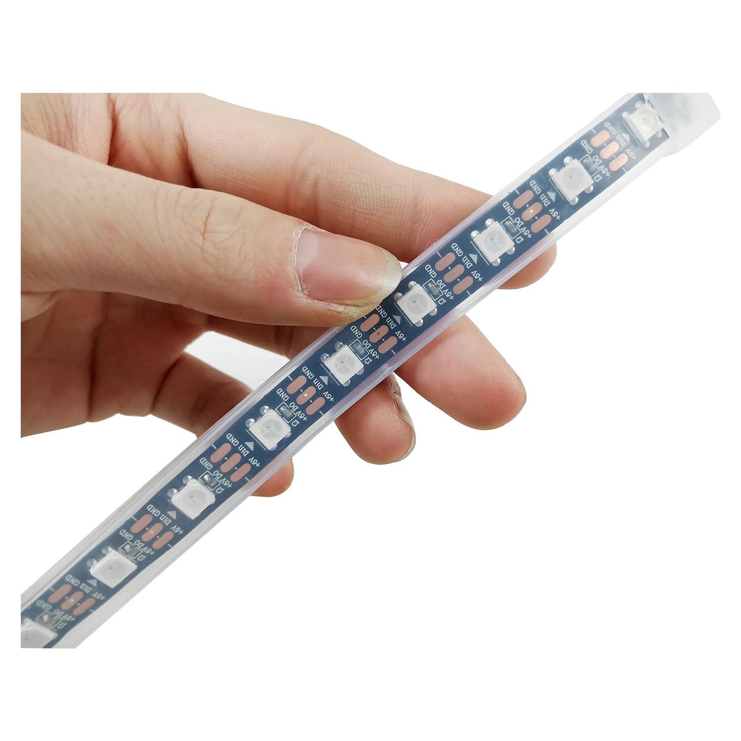 Espectro de Música Metro Colorido Dupla 30 Nível Indicador Áudio Flexível Som Controle Remoto Tira Macia dc 5v Atualizado 0.5 Led - Image 5
