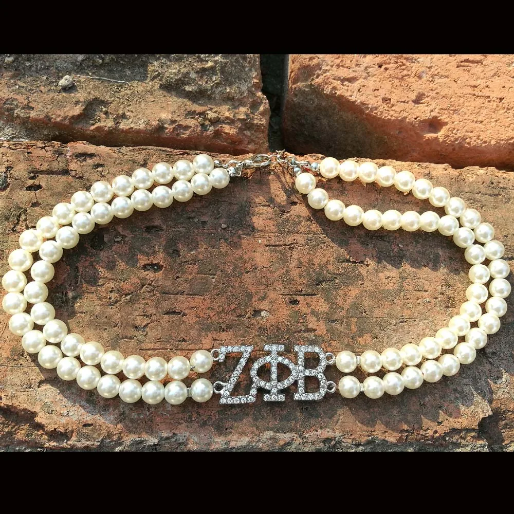 Прямая поставка аксессуары для греческого общества sorority Zeta Phi Beta ZPB жемчужное