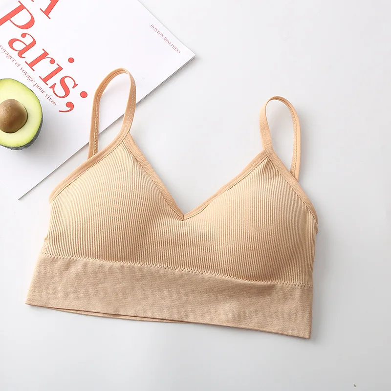 Jerrinut Sexy Bra Underwear Bas For Women Bralette Seamless Padded Bra  Lingerie Cotton Wireless Fitness Tops Brassiere Bra