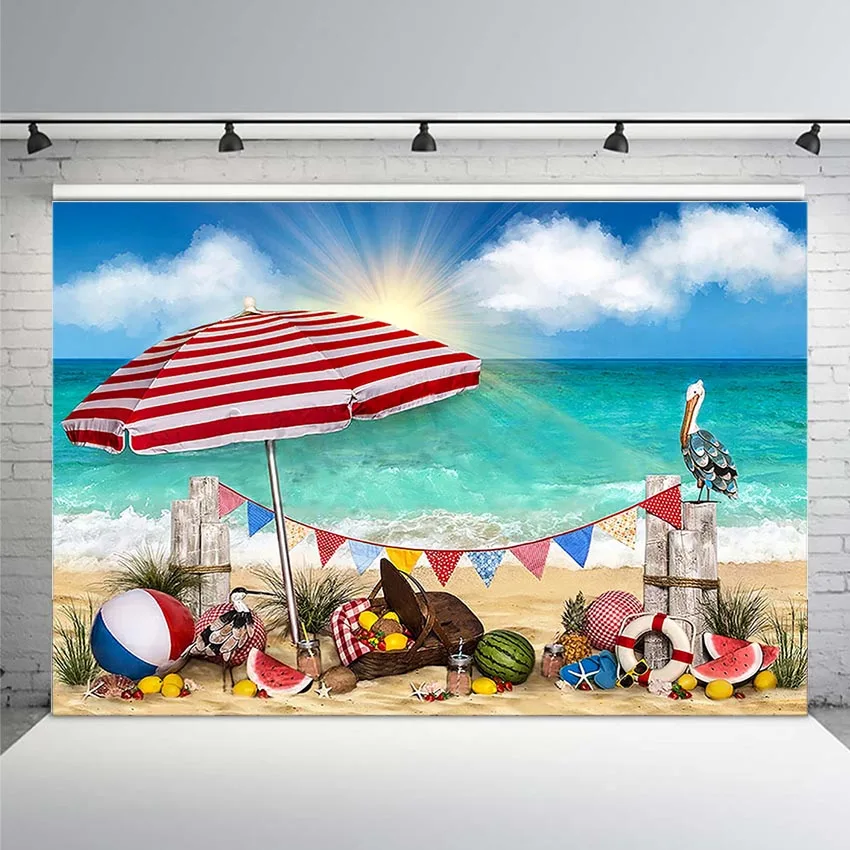 Летний морской вечерние серфинг фон для фотосъемки пляж Кокосовая пальма задние