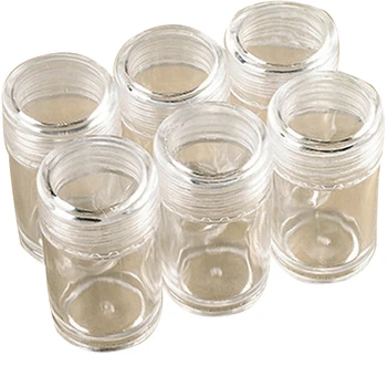 

60Pcs Transparent Plastic Bottles Diamond Painting Beads Storage Bottles Embroidery Beads Storage Container Storage Box