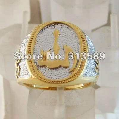 Vintage Omniscient Eye God Ring Stainless Steel Golden Color - Temu