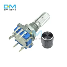 Codeur rotatif EC11 360 degrés, 1 ensemble, potentiomètres numériques, 7 broches, Dia. 6mm x 20mm avec bouton pour Arduino