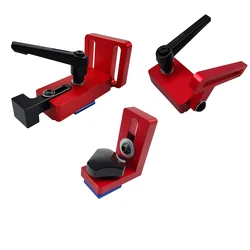 Bouchon de fente en T pour le travail du bois, connecteur de clôture, bloc d'arrêt de piste d'onglet en alliage, Support de limiteur de glissière en T de 30mm 
