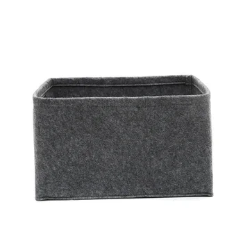 

Collapsible Storage Bins Foldable Felt Fabric Storage Basket Organizer Boxes Containers For Nursery Toys,Towels,Magazine