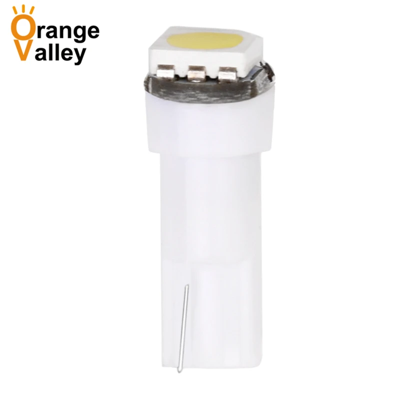 60 шт. большая акция T5 74 1 SMD 5050 Светодиодный светильник Автомобильный авто