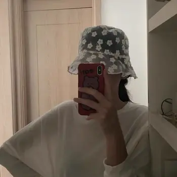 

Fashion Niche Design Concave Shape Flower Lace Fisherman Hat Female Summer Bucket Sunshade Sunscreen Hat Ins Explosion