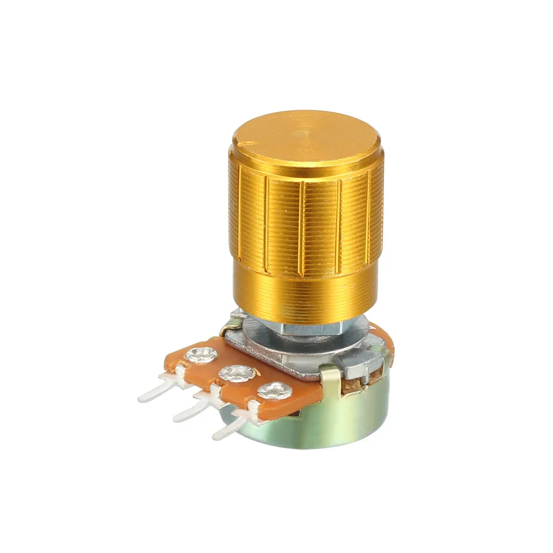 uxcell 5/10/20pcs Carbon Film Potentiometers Variable Resistors Single Turn Rotary W Knobs to Control Electrical Devices | Обустройство