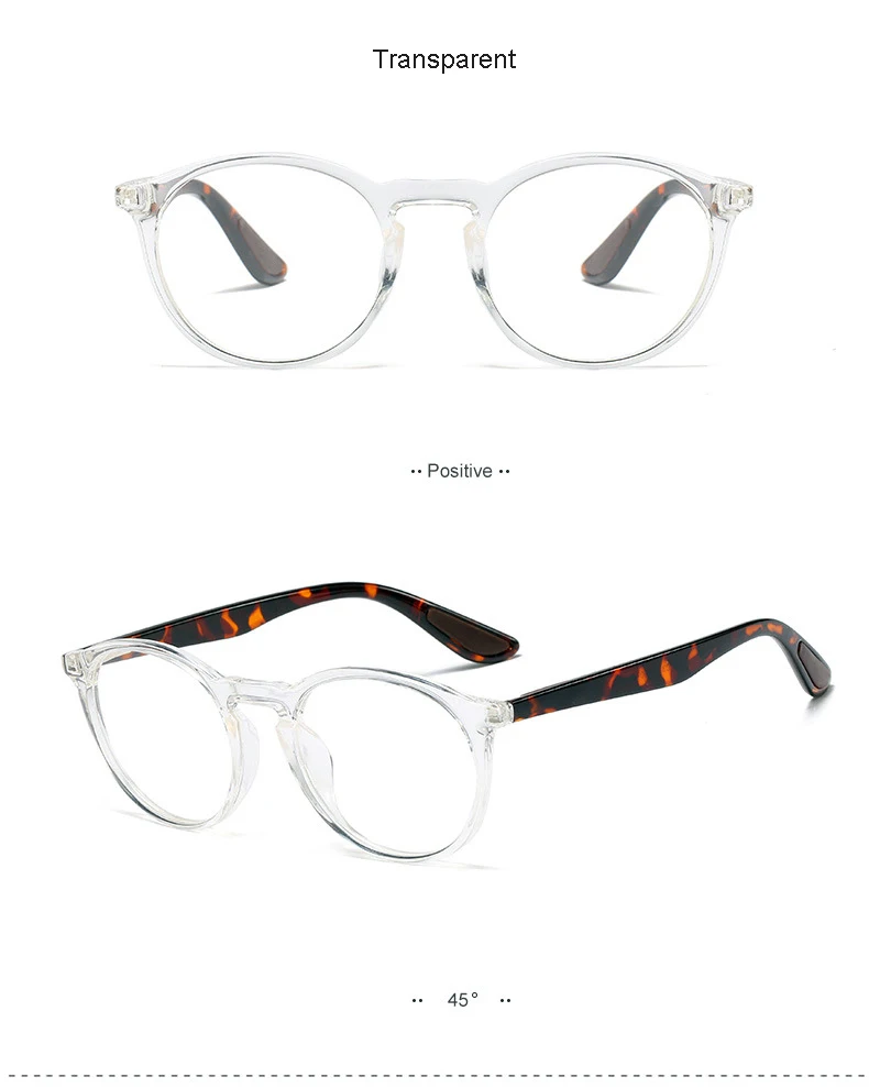 Brand New Retro Round Women Glasses Flexible Men Pop Optical Eyewear Frame Ultralight Trend Myopia Prescription Spectacles