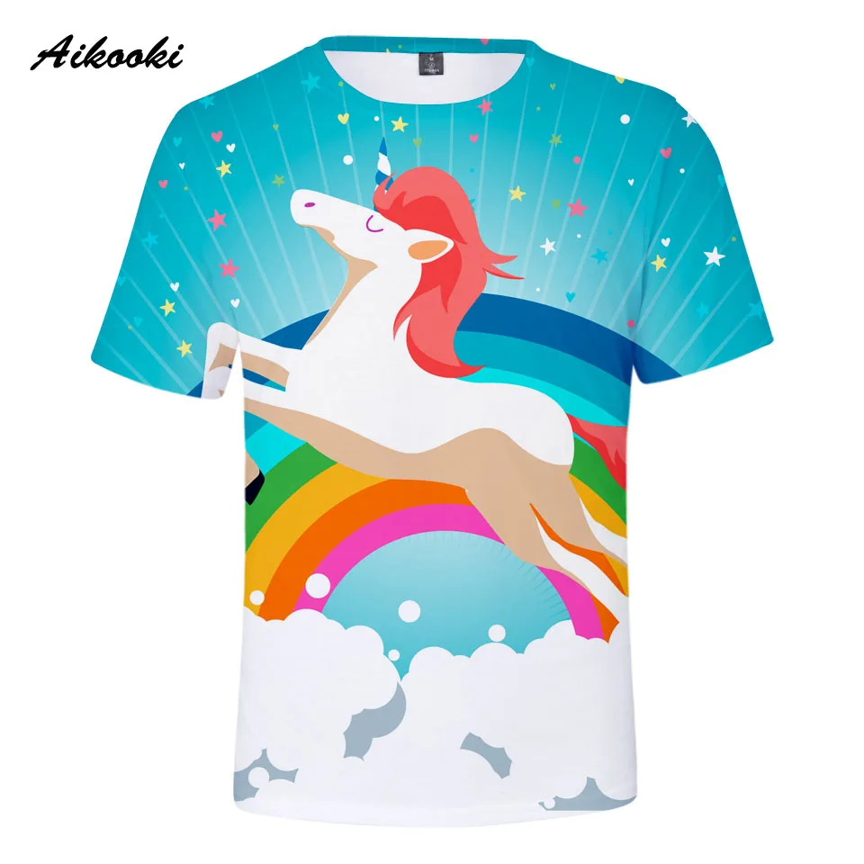 

3D футболка с изображением светящегося оленя, популярный детский магазин, модные 3D футболки с коротким рукавом и принтом в стиле Харадзюку для мальчиков и девочек с изображением оленя, крутые детские футболки