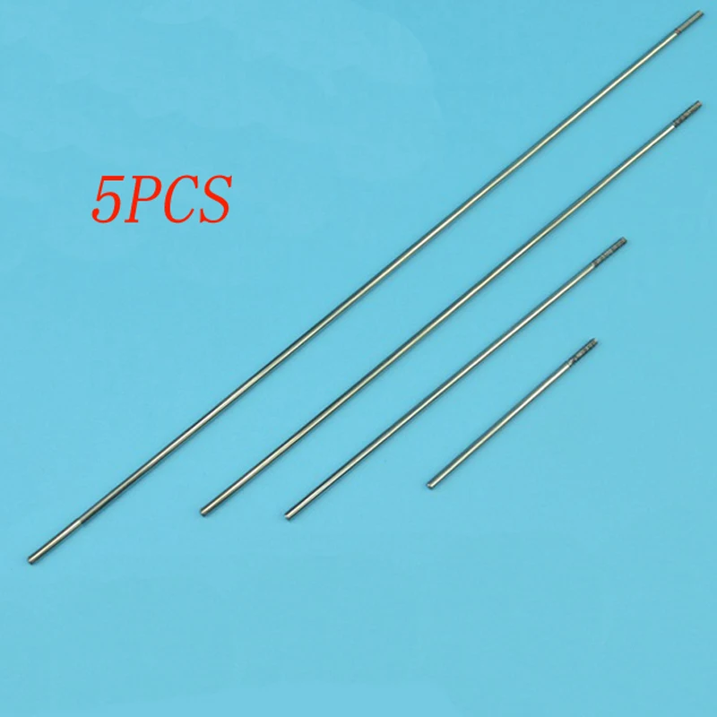 5 шт. RC модель из нержавеющей стали рычаг рулевого управления D2mm L50/100/150/200/250 мм