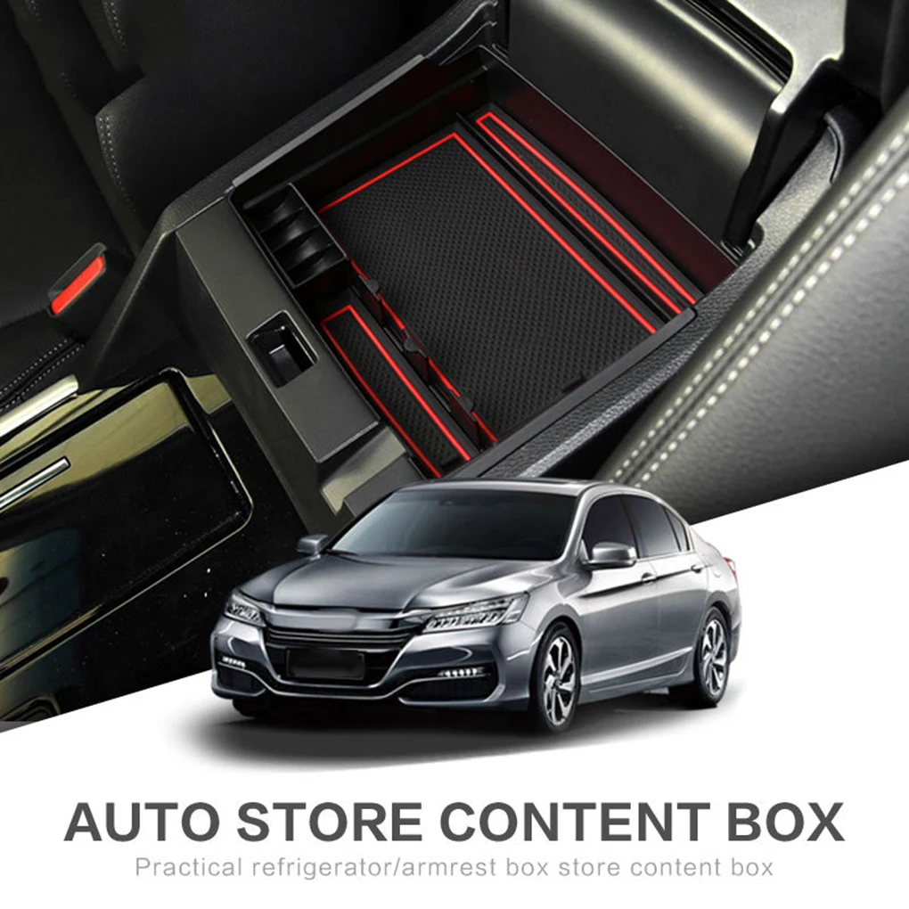 Замена для Honda Accord 2013- Передняя центральная консоль подлокотник коробка Органайзер лоток вторичный поддон для хранения