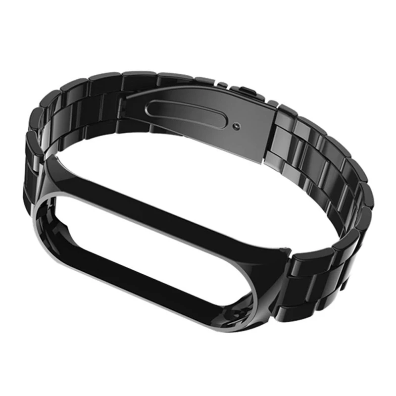 Для Xiaomi mi Band 4 металлический ремешок без винтов из нержавеющей стали для mi Band 4 браслет Xiaomi mi Band 4 NFC металлический сменный ремешок B
