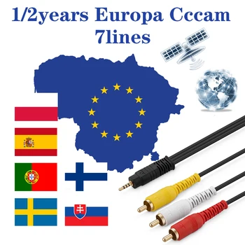 

2020 Full HD 1/2 Years Europa stable Cccam Spain Server stable in 7 lines Free trial panel for satellite receiver