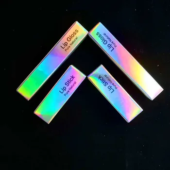 

Packaging box for lipstick lip gloss foundation cosmetics wholesale can private label custom logo if meet minimum white card box