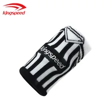 Футбольный браслет для бизнеса Настраиваемый Логотип вышитый трикотажный хлопок жаккардовый узор ремешок на запястье