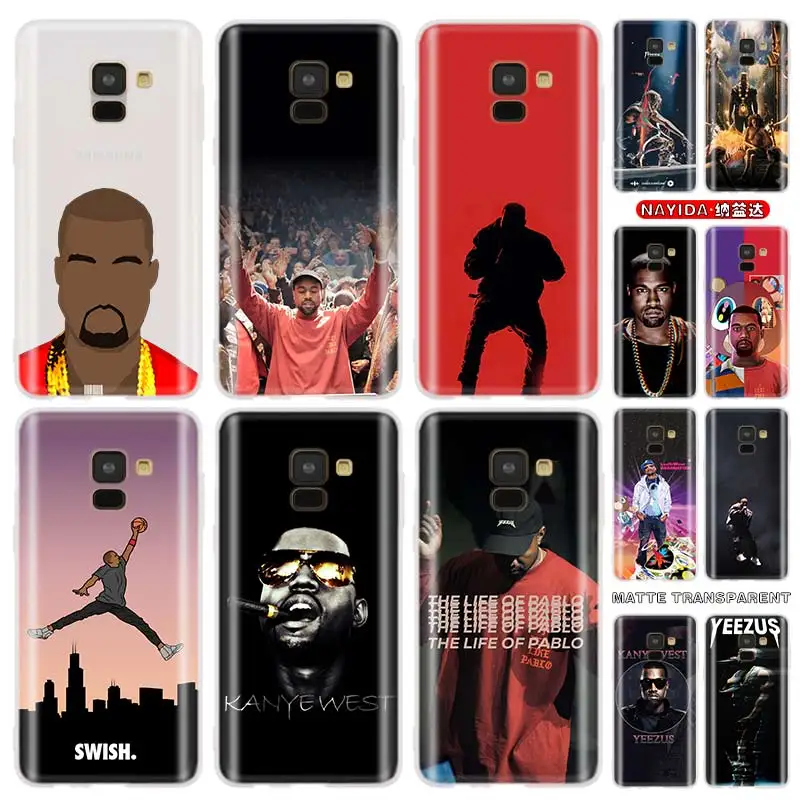 Прозрачный чехол Baseus для Samsung J4 J6 Plus J7 J8 J3 J5 2015 2016 2017 EU 2018 Prime мягкие чехлы Kanye Omari West
