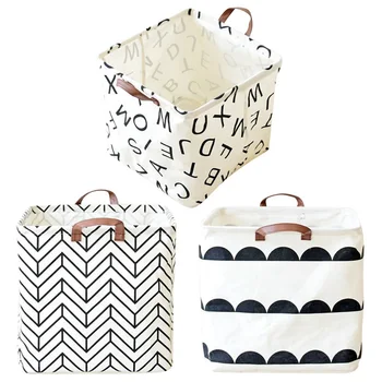 

33*33*33cm Bathroom Dirty Clothes Laundry Storage Buckets box Bag Kids Toy Foldable Storage Basket New arrive