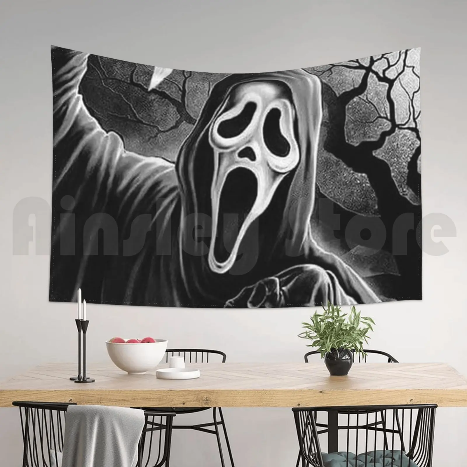 Ghostface Scream Tapestries for Sale