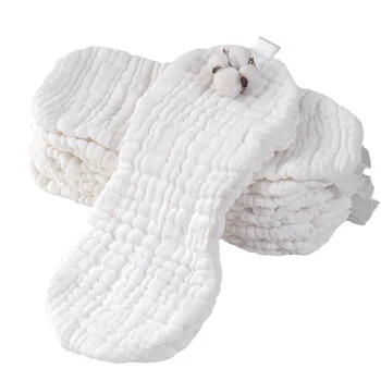 

12 Layers Reusable Ecological Cotton Baby Diaper Gauze Washable Newborn Cloth Soft Fitted Diapers, 12 Article/Set