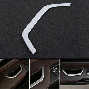 

Car Door Handle Storage Decor Cover Trim For BMW X3 F25 2011-2017 Handle Door Storage Frame ABS Silver Interior Accessories