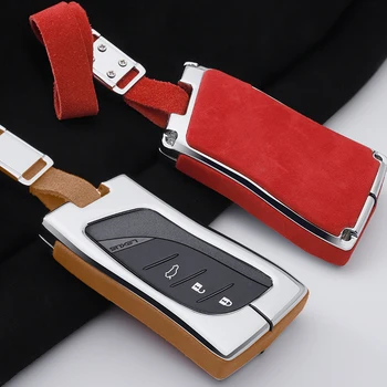

Suede Leather Car Key Case Cover For Lexus NX GS RX IS ES GX LX RC UX US 200 250h 350 LS 450H 260h 300H Auto Styling Key Shell