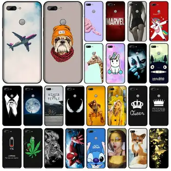 

Hull cover phone case for huawei honor 9 honor 9 lite soft tpu silicone back cover 360 full protective printing transparent