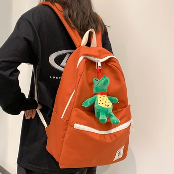 

Student Cute Backpack Women Luxury Fashion School Bag Girl Canvas Kawaii Backpacks Female Book Harajuku Bags Ladies Luxury Brand