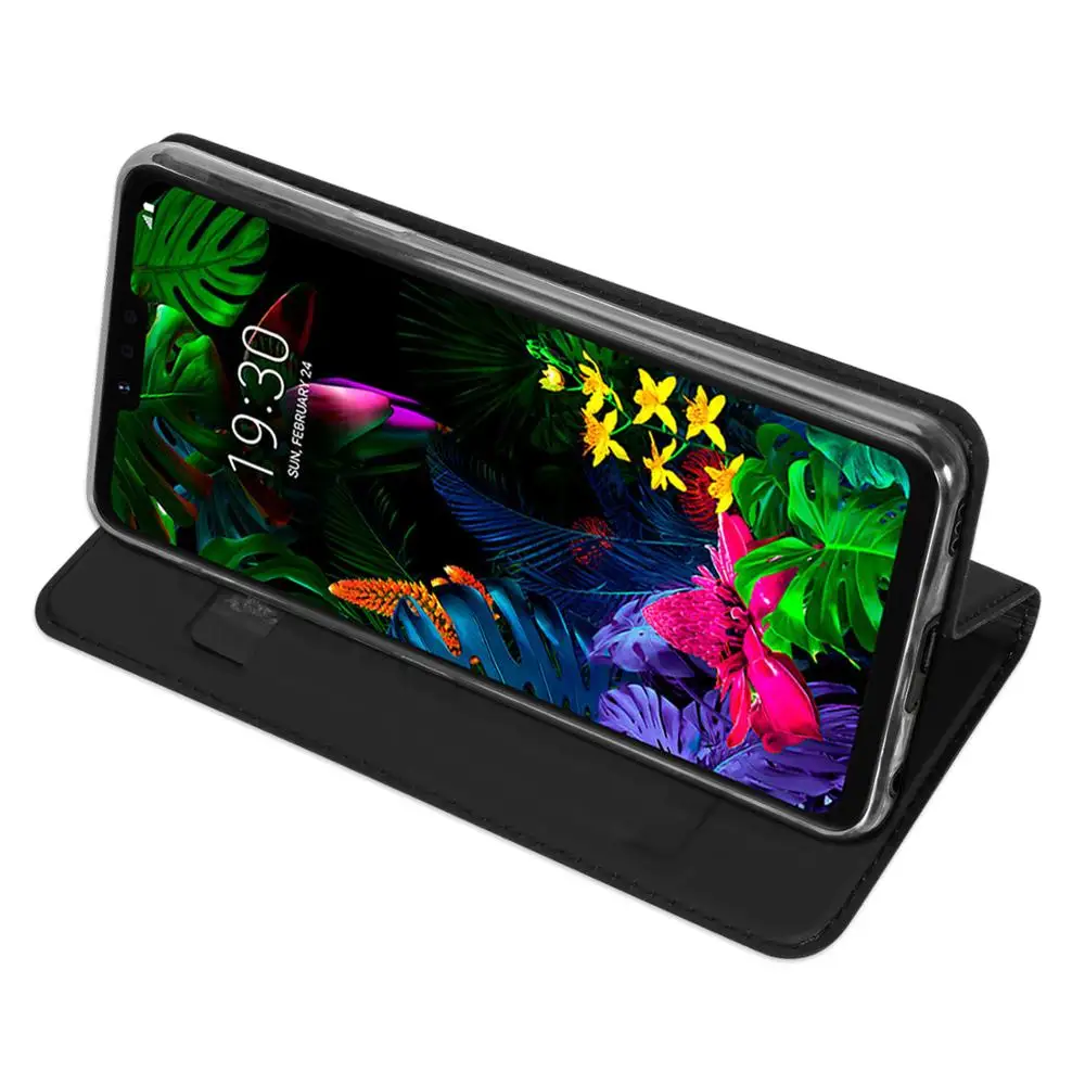 Для LG G8 чехол ThinQ чехол из мягкой искусственной кожи с карманом для карт флип-подставка для LG V50 ThinQ чехол для телефона