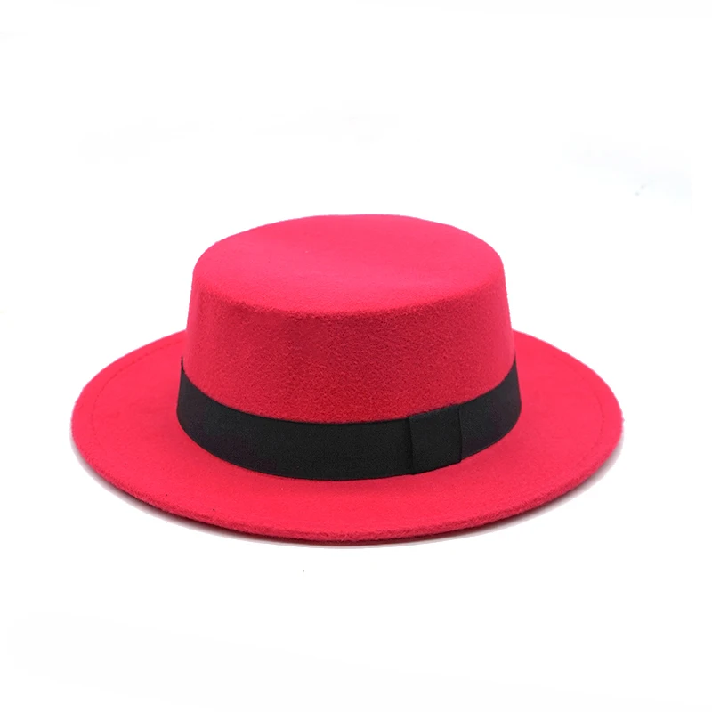 5 Осень-зима, имитация шерсти, для женщин, мужчин, дам, Fedoras, топ, джаз, шляпа, Европейский, американский стиль, круглые шапки, котелок, шапки, Feminino Gorra - Цвет: 5